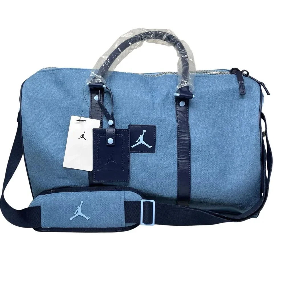 Jordan Duffle Bag WMNS Blue Weekender Monogram‎ Nike MA0759-M0S Carry On Sz 25L